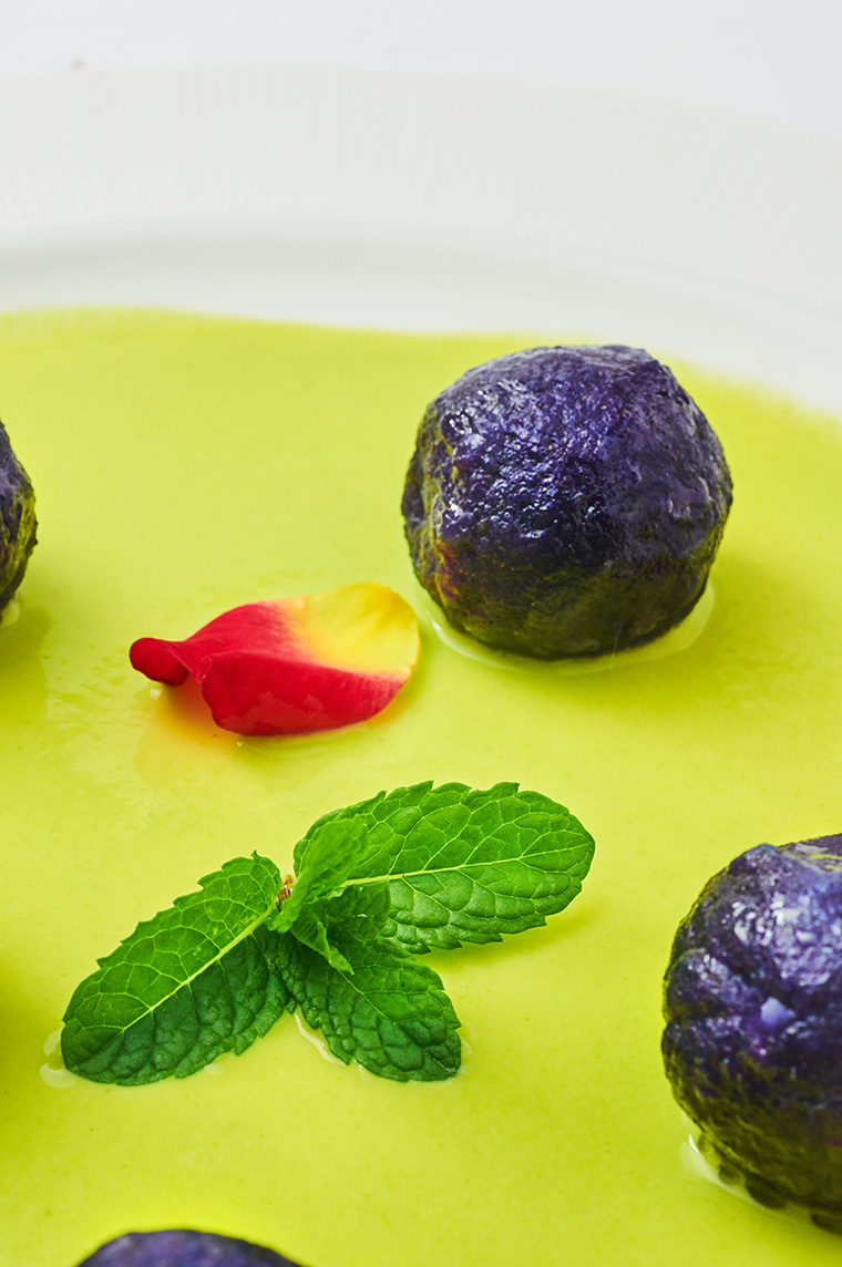 gnocchi viola di primavera