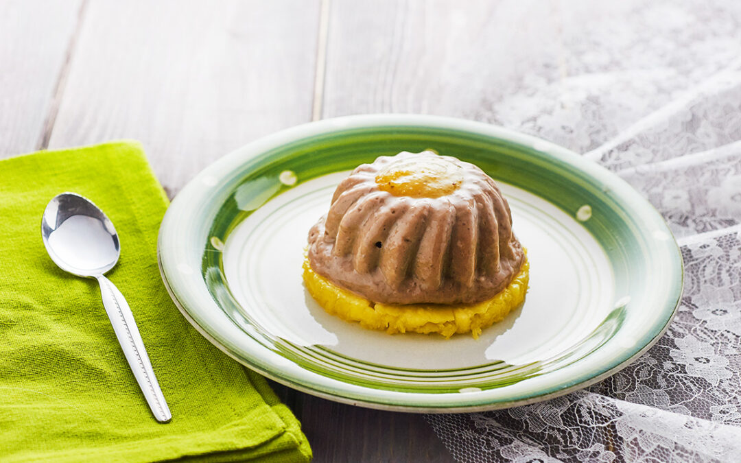 cremoso alle castagne, ananas e cacao