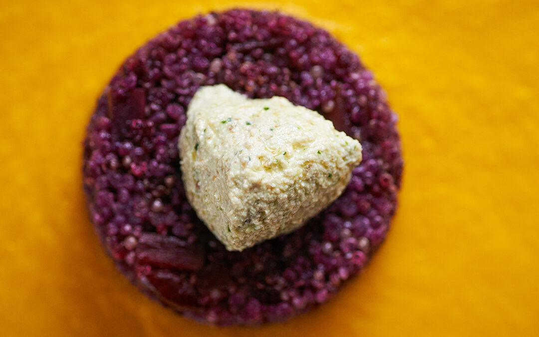 quinoa alle carote viola e gialle