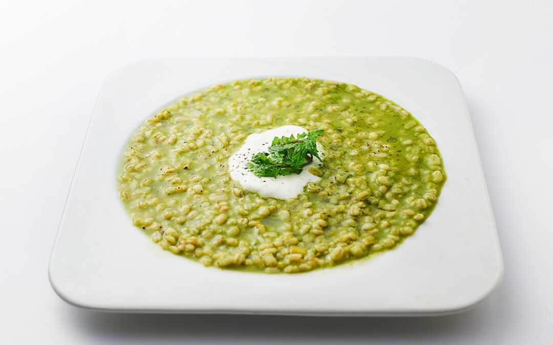orzotto al papavero di campo