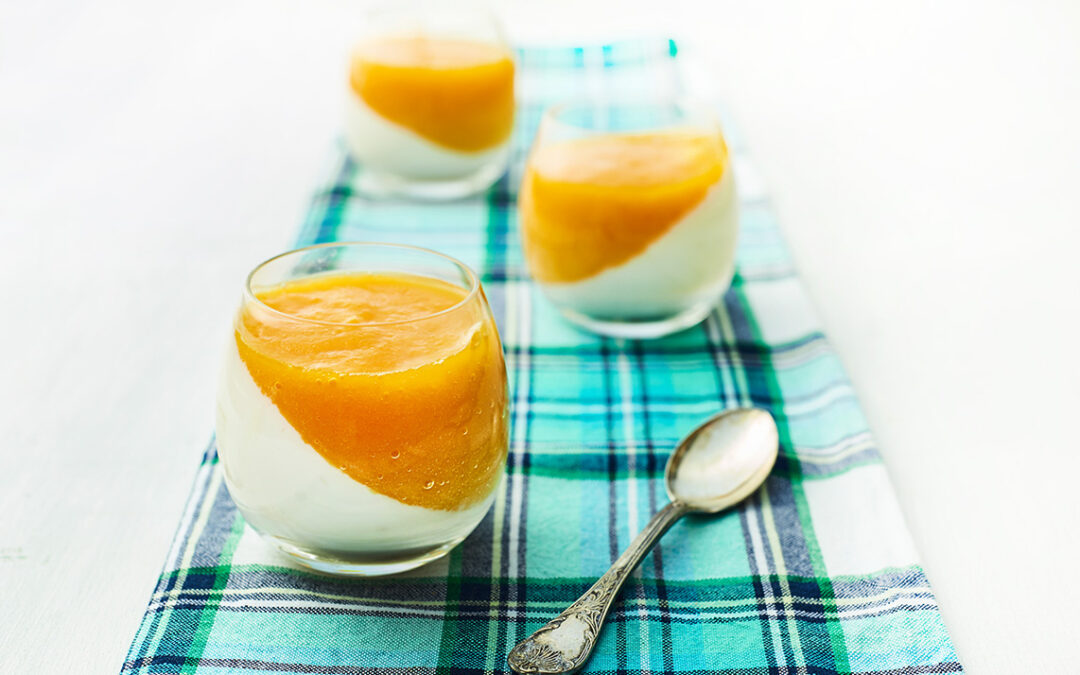 pannacotta al mango e cointreau