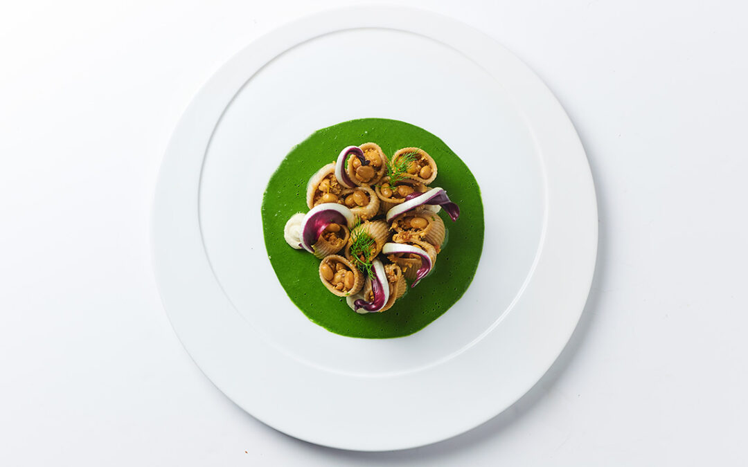 senatore cappelli farcito con cavolo nero e radicchio