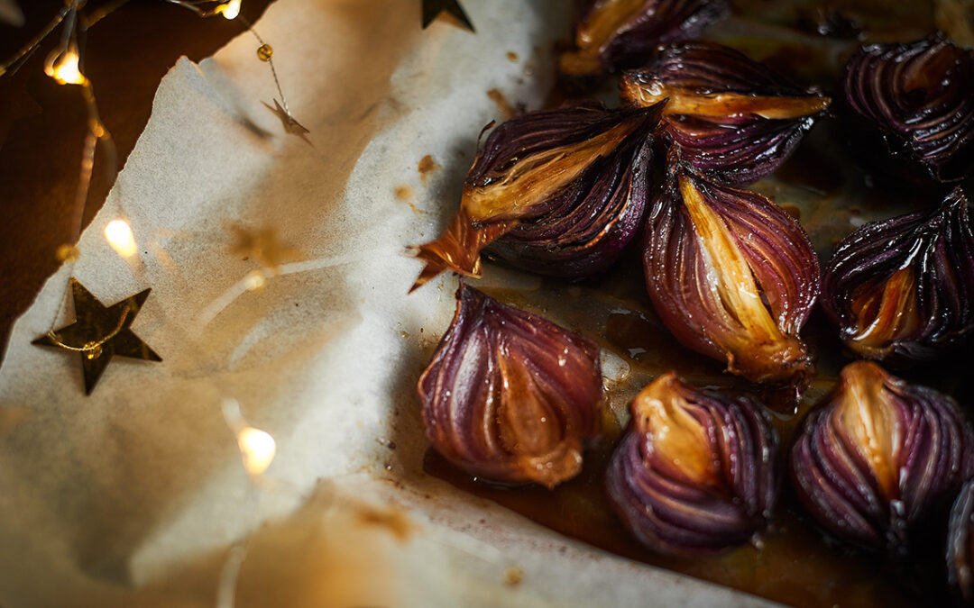 calendario dell’avvento cipolle al forno agrodolci