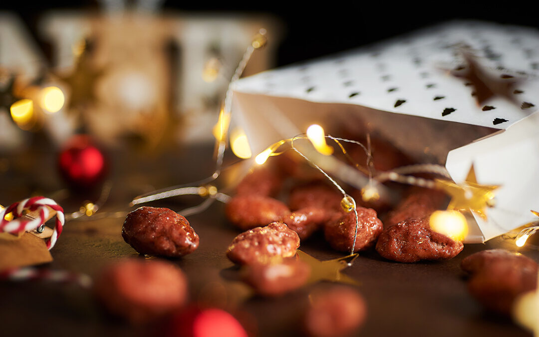 calendario dell’avvento mandorle pralinate