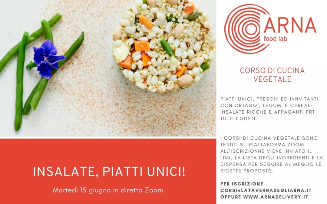 corso cucina vegetale PIATTI UNICI INSALATE