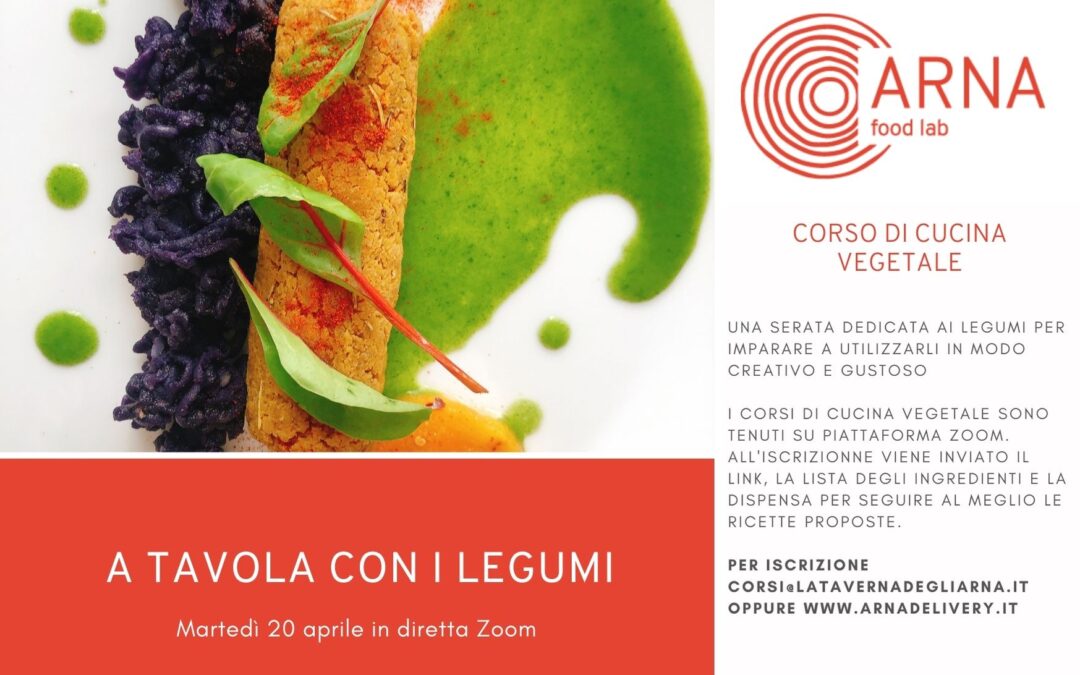 corso di cucina vegetale RICETTE CON LEGUMI