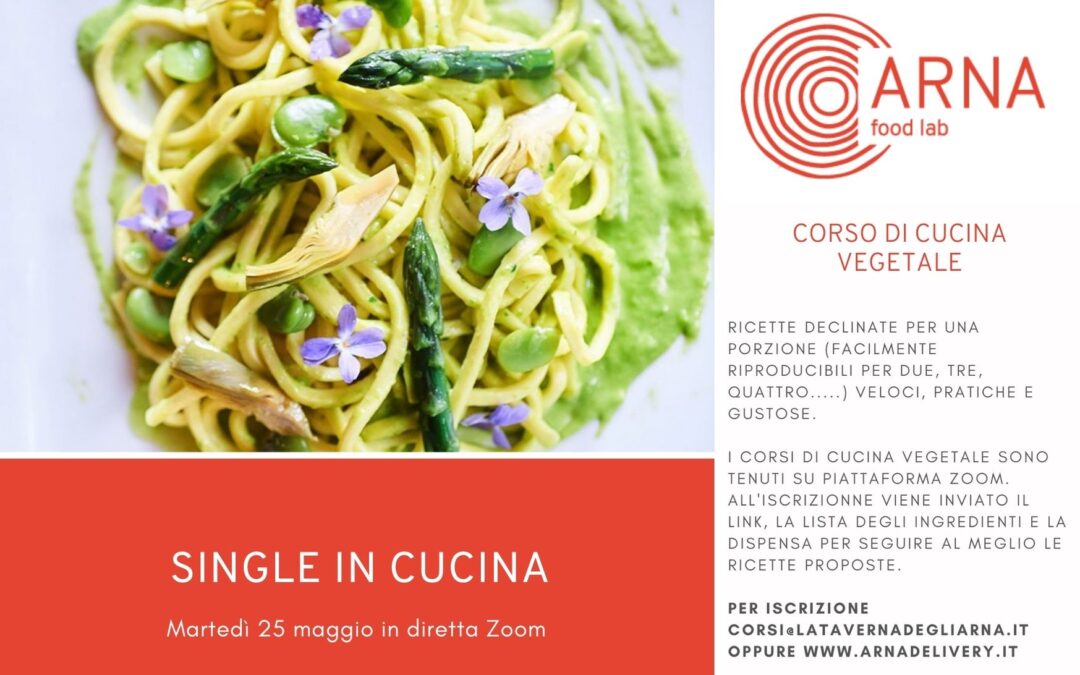 corso di cucina vegetale SINGLE IN CUCINA