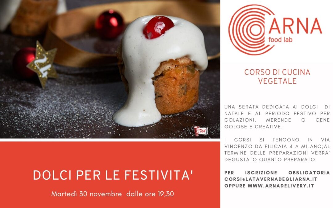DOLCI PER LE FESTIVITA’