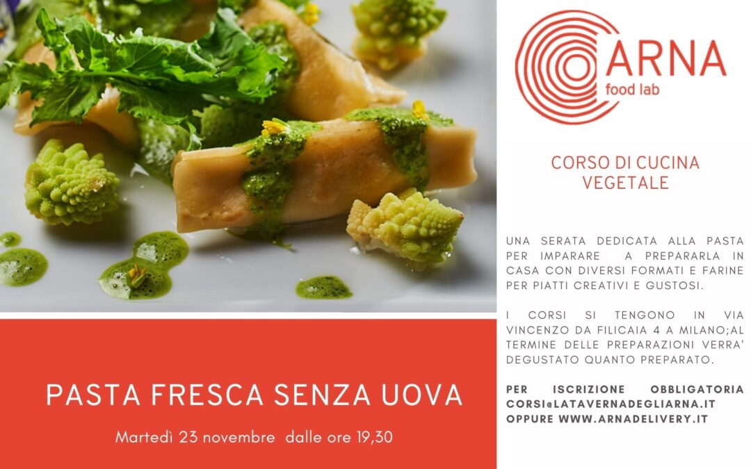 PASTA FRESCA SENZA UOVA