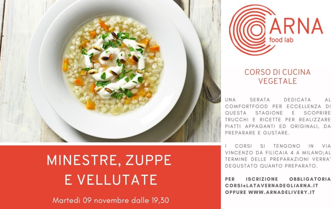 ZUPPE, MINESTRE E VELLUTATE