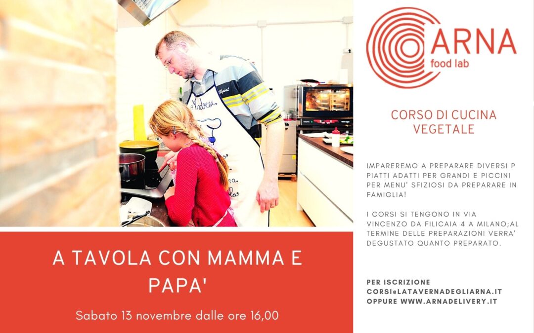 A TAVOLA CON MAMMA E PAPÀ