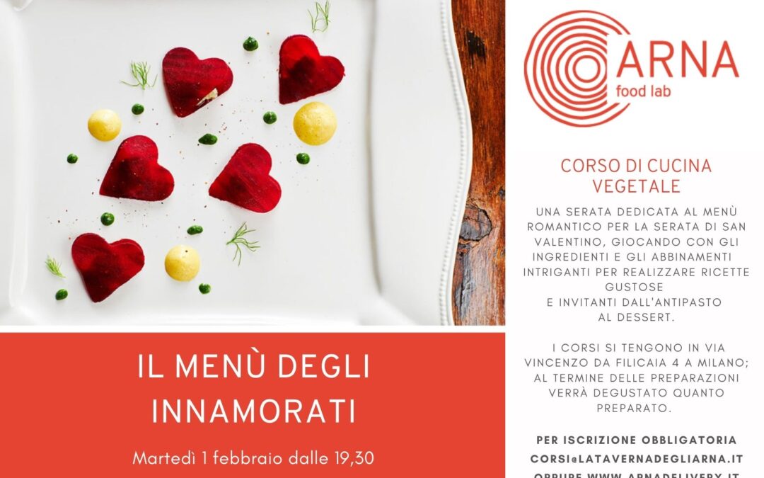 Il menù degli innamorati