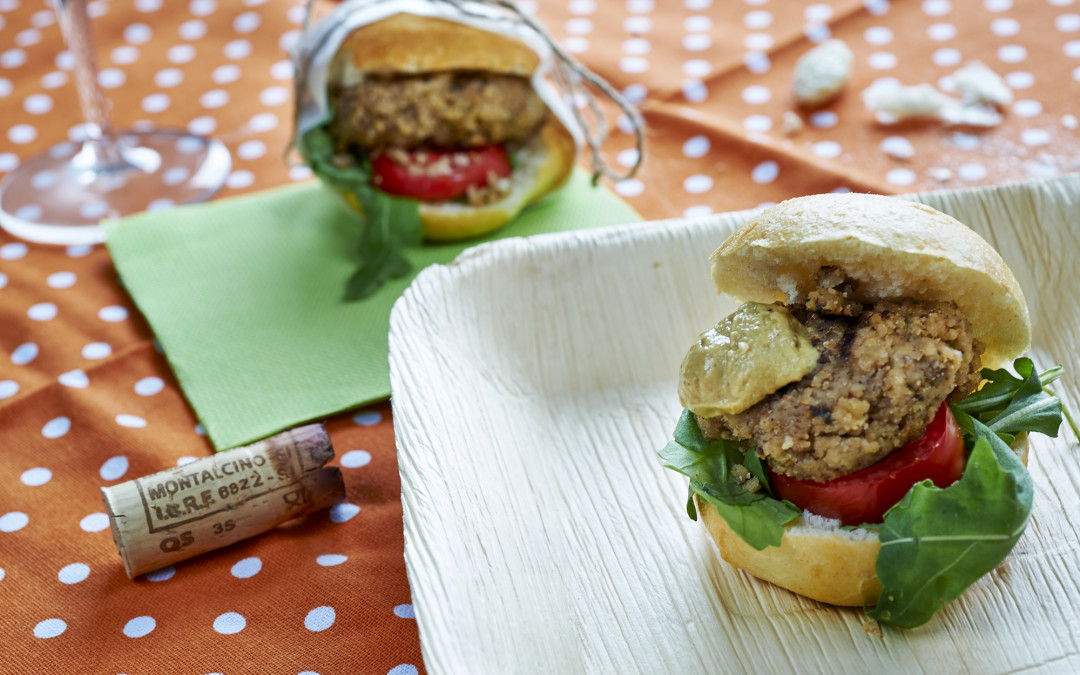 burger di seitan e noci