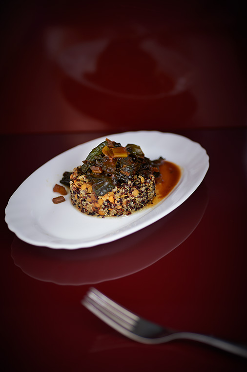 quinoa con cavolo nero e pomodoro