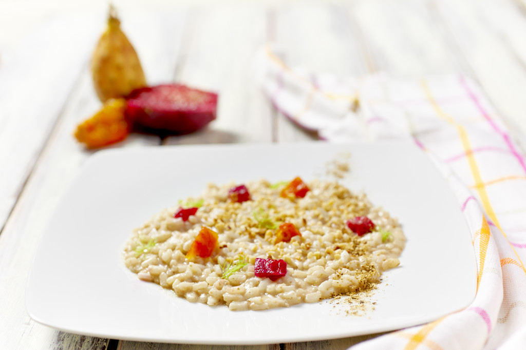 risotto cremoso ai fichi