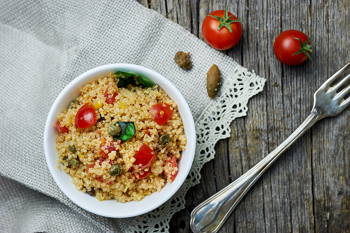 quinoa mediterranea senza sale