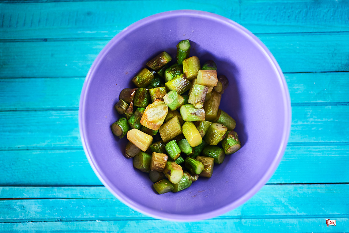 riso thai alle verdure e hummus con guacamole