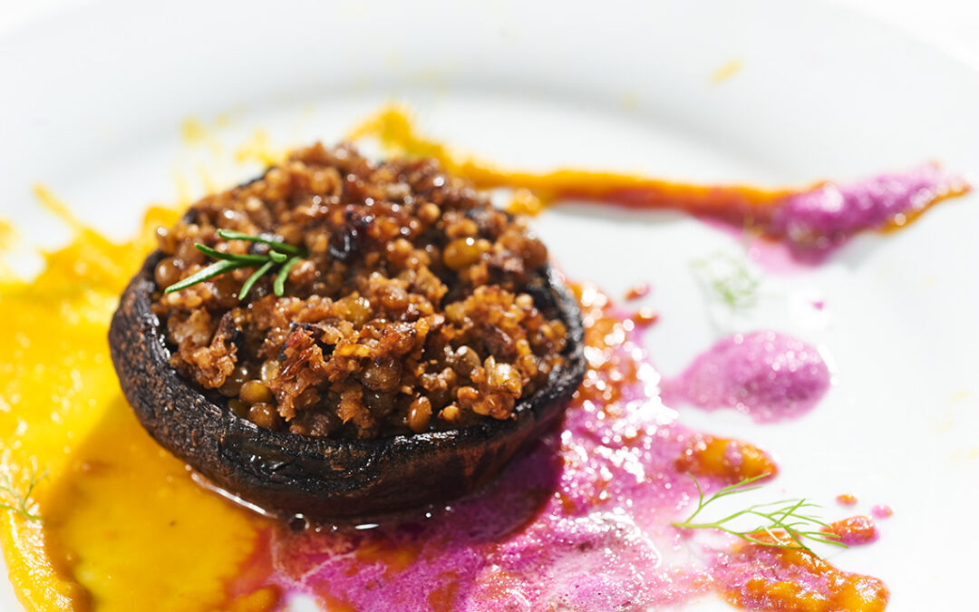 portobello ripieno al forno