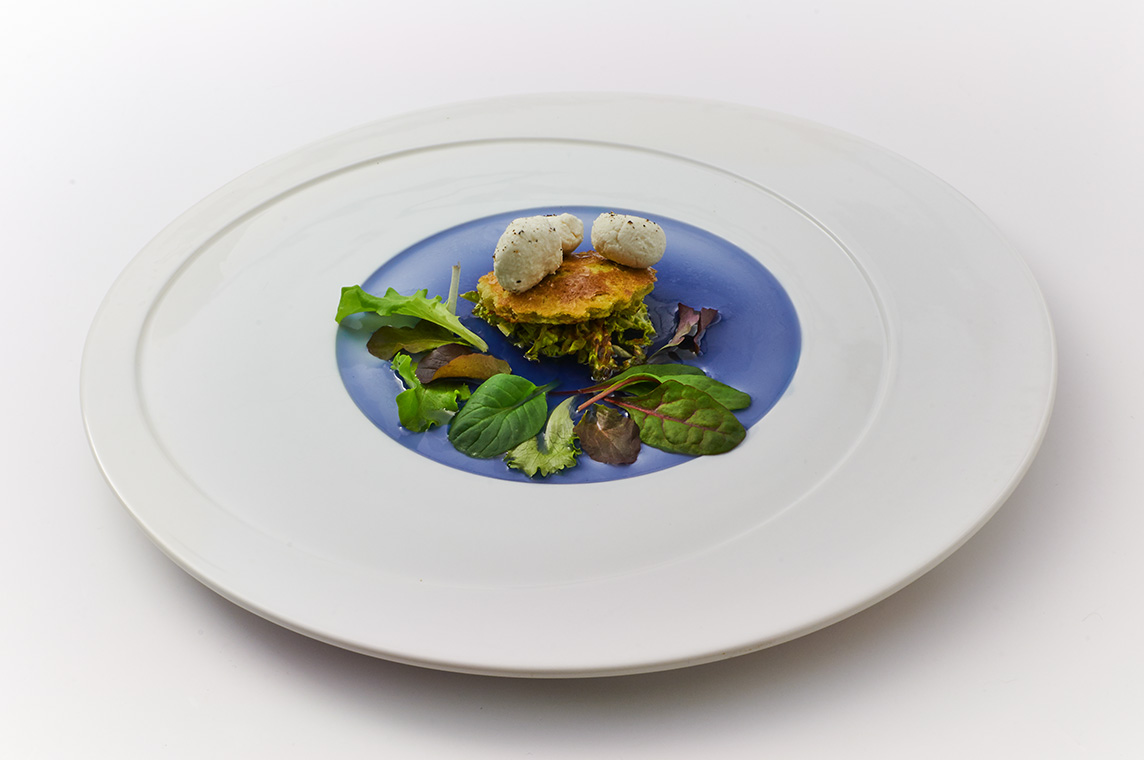 a...mare, cecina di piselli con tofu e verza