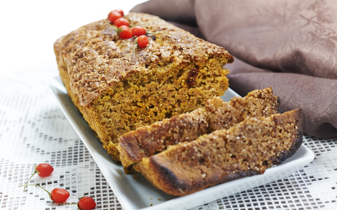 plumcake carote e bacche di goji