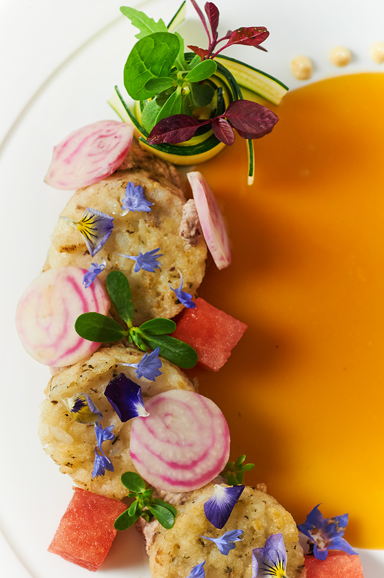 mi-fido-di-te-gazpacho-di-carote-e-pesche-riso-e-fagioli-lattofermentati