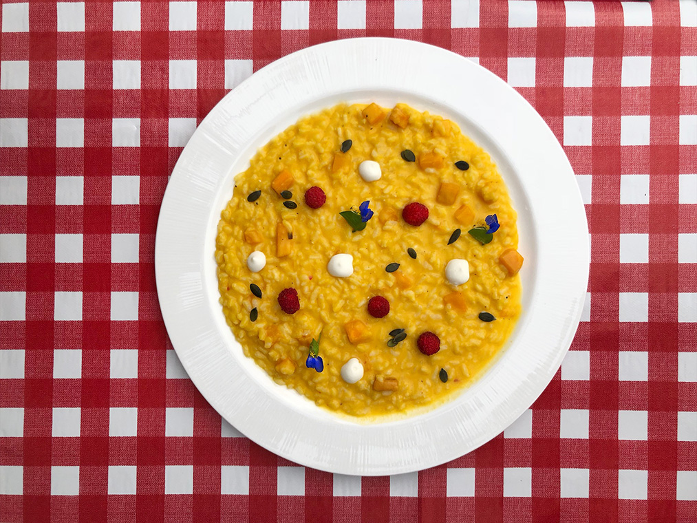 risotto-zucca-rafano-lamponi