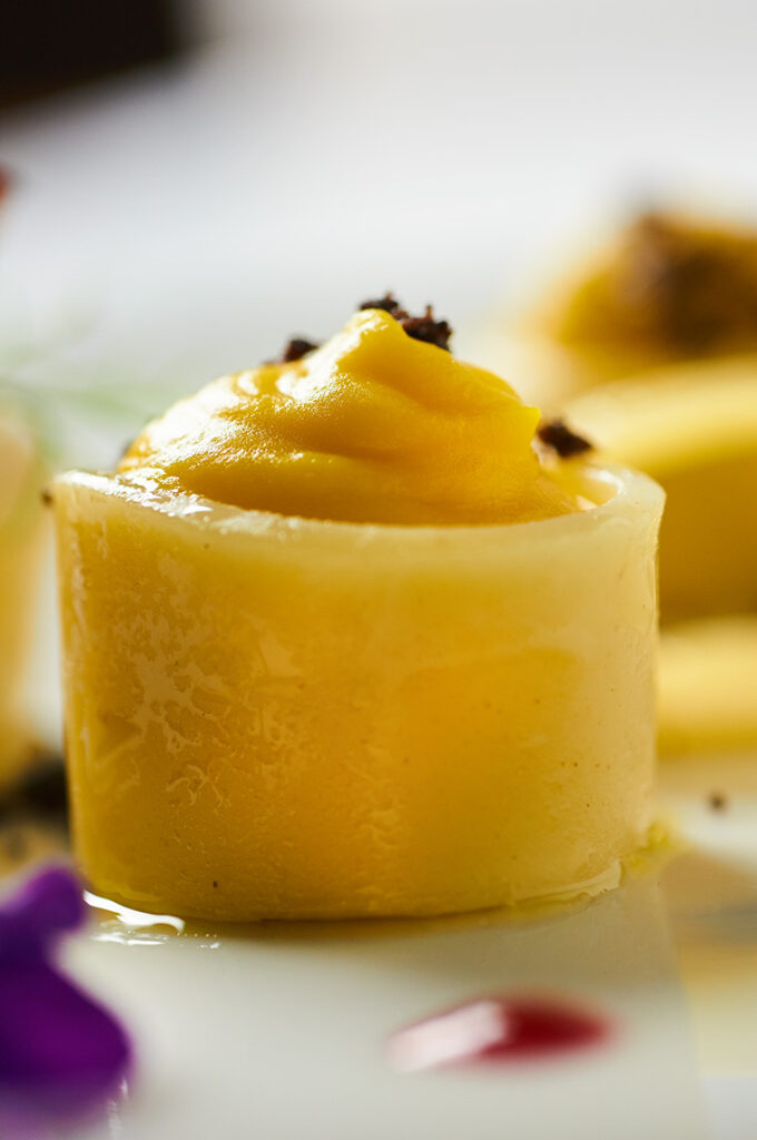 calamarata alla zucca, ceci e olive