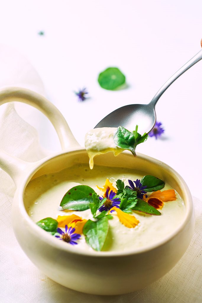 grano-saraceno-lenticchie-con-vellutata-porri-mandorle