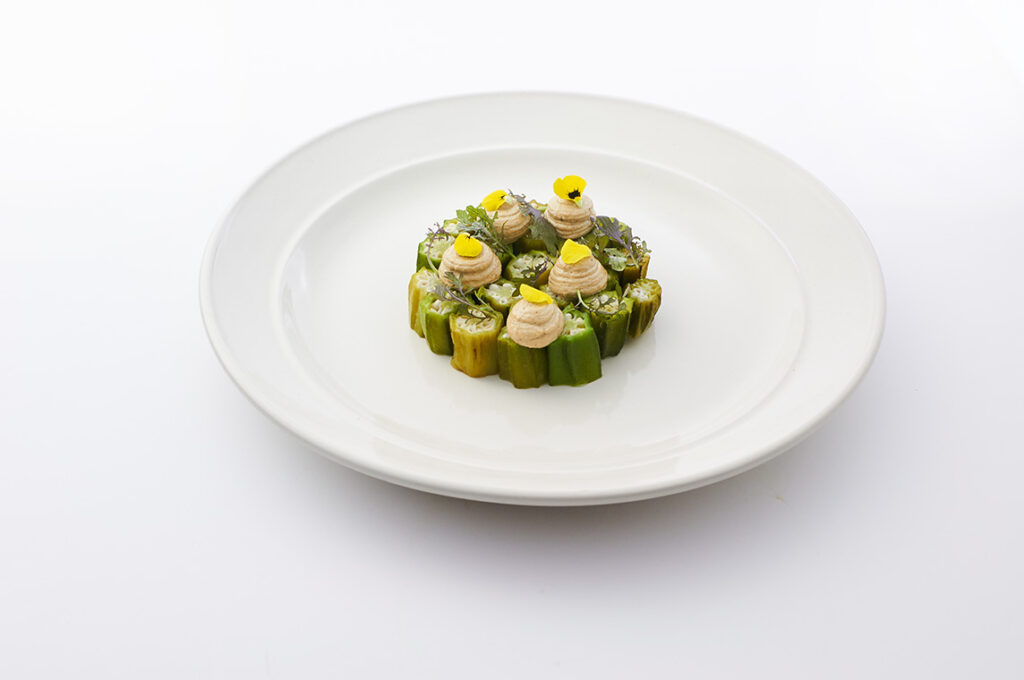 okra-e-funghi-al-miso