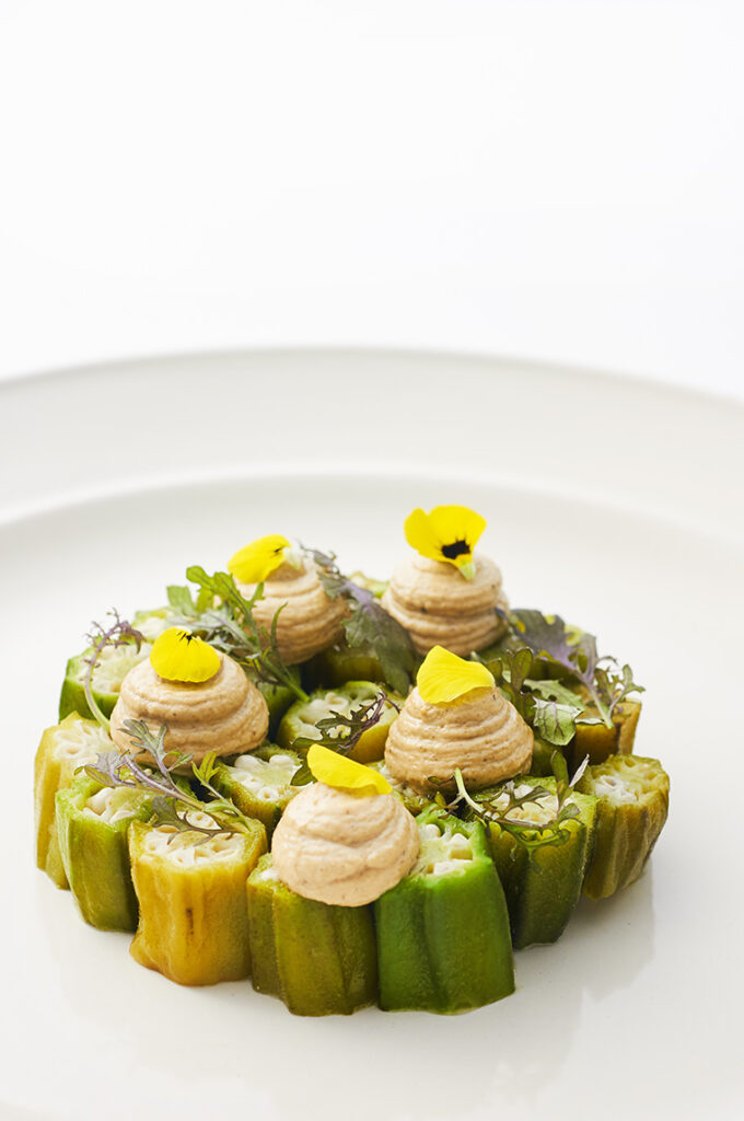 okra-e-funghi-al-miso