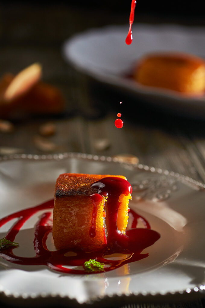 flan-di-zucca-con-salsa-di-melagrana